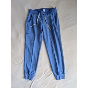 FIGS Women's Size S P Blue Zamora Jogger Scrub Pants Pockets W18SW2005P Nurse